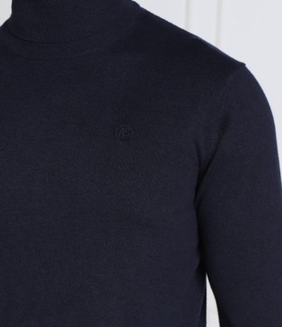 Pepe Jeans Sweter Z Golfem Pepe Jeans ANDRE TURTLE NECK niebieski golf