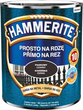 Hammerite Piaskowy Czarny 0,7L