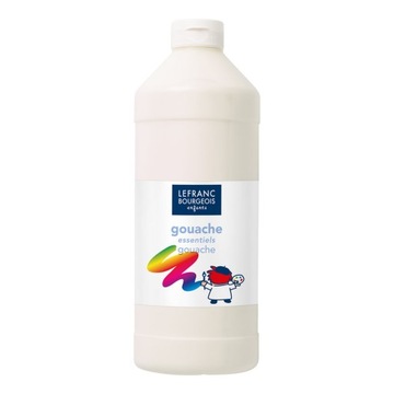 Farba plakatowa - biała - Lefranc Bourgeois - 1l