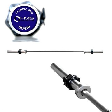 Gryf olimpijski prosty HMS 220 cm 50 mm SZTANGA