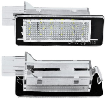 PODŚWIETLENIE LAMPKI LED TABLICY REJESTRACYJNEJ RENAULT SCENIC DACIA DUSTER