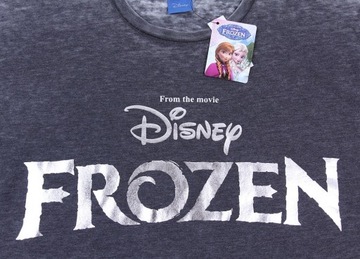 Szary t-shirt FROZEN KRAINA LODU DISNEY PRIMARK XS