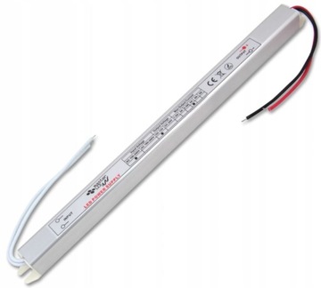 ZASILACZ LED 36W 12V IP20 MEBLOWY wąski ULTRA SLIM