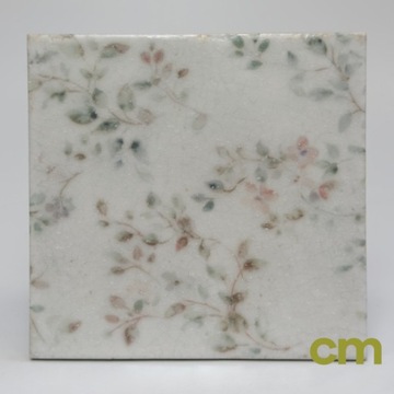 Płytki na ścianę z motywem roślinnym Peronda Harmony Mayolica Bloom 15x15