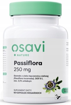 Passiflora 250 mg na bezsenność 60 kaps. VEGE