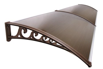 КРЫША НАД ДВЕРЬЮ КРЫША 240х80 ПОЛИКАРБОНАТ