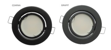 ПОДВИЖНЫЙ СВЕТИЛЬНИК ДЛЯ СОФИТА КРЫШИ ГРАФИТ + LED 3W