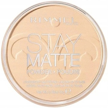 Puder prasowany Rimmel Stay Matte 005 Silky Beige