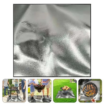 Переносной огнестойкий коврик для гриля