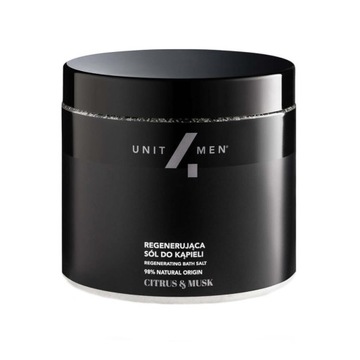 Unit4Men Regenerująca sól do kąpieli Citrus&Musk 700 g