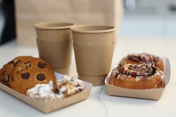 Стаканчики из крафт-бумаги 100 мл 100 шт.