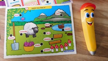 Развивающая игра, учимся писать слова говорящей ручкой.
