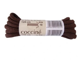 Коричневые шнурки Coccine, длина 120 см.
