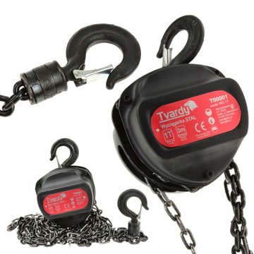 РУЧНАЯ ЛЕБЕДКА ИЗ СПЛАВА СТАЛИ ТВАРДИ 1Т ПОДЪЕМ ДО 3М T00001