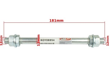 OŚKA KOŁA TYŁ ROMET NA ŁOŻYSKA