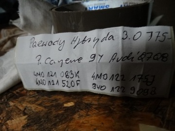 IDEÁLNÍ KPL. PŘÍVODY VODNÍ HYBRIDNÍ 3.0 PORSCHE CAYENNE 9Y AUDI Q7 Q8 1