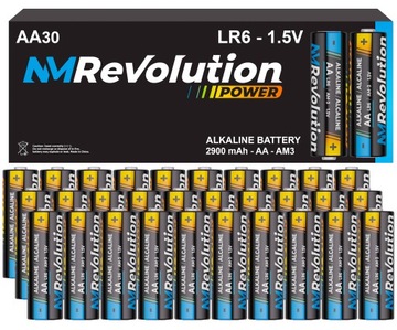 30x BATERIE PALUSZKI AA LR6 R6 ALKALICZNE 1.5V