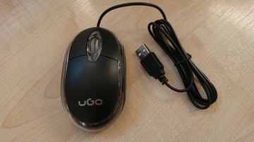 Mysz uGo simple UMY-1007 przewodowa 1000 DPI