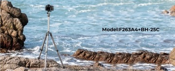 ШТАТИВ ULTRALIGHT K&F ALU/MAG 168CM F263A4 + держатель для телефона