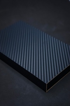 Шкатулка деревянная, закрытая, карбон, телефон, украшения, подарок, 18 х 11 х 2