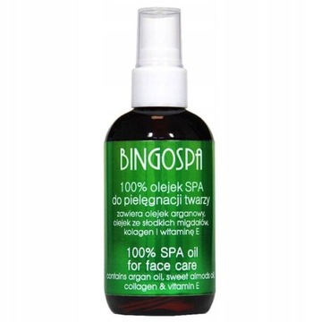 BINGOSPA olejek do twarzy zawiera olejek arganowy SPA 100ml