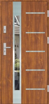 ПОЛЬСКИЕ ДВЕРИ INOX4 ZD5 72MM THERMO MAX CLEAN AIR UD=1,1 90 CM