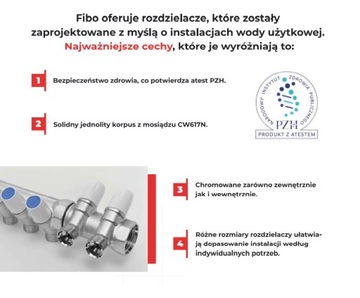 РАСПРЕДЕЛИТЕЛЬ ВОДЫ 3/4''-3 секции + коннекторы 16х2,0