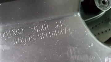 DESKA ROZDĚLOVAČE ULOŽENÍ PÁSY FIAT PANDA III 3
