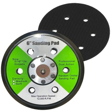 AIRPRESS TALERZ SZLIFIERSKI 150 mm 6 OTWORÓW