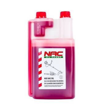 NAC MIX olej do kosiarki piły kosy spalinowej silników dwusuwowych 1L 2T