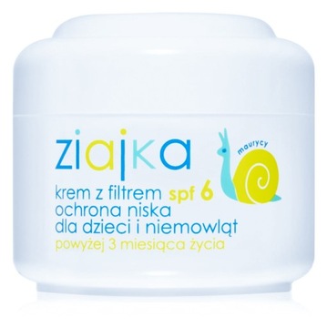 ZIAJKA KREM Z FILTREM SPF 6 DLA DZIECI I NIEMOWLĄT POWYŻEJ 3 MIESIĄCA 50ML