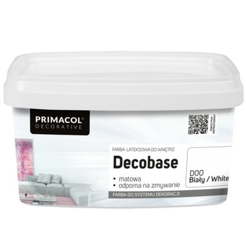 PRIMACOL FARBA DECOBASE 1L BIAŁY D00