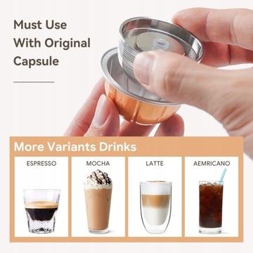 икафилы для многоразового кофе Nespresso Vertuo Next