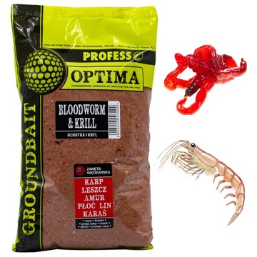 Микс вкусов 5x PROFESS OPTIMA ПРИМАНКА для рыбалки 5кг + ВЕДРО