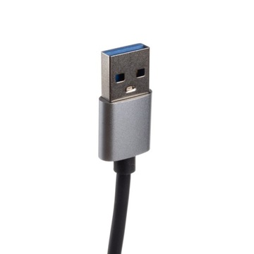 Современный разветвитель USB-концентратора на 4 порта * Прочный алюминиевый корпус
