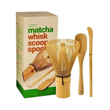 Zestaw Profesjonalna MIOTEŁKA CHASEN PĘDZEL DO HERBATY MATCHA
