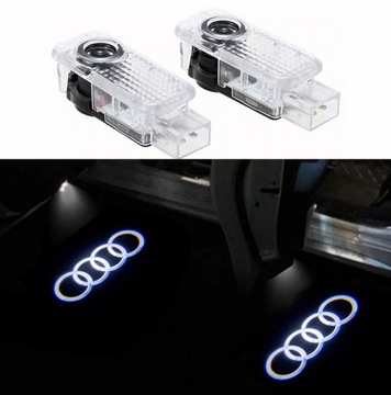 AUDI LED LOGO HD PROJEKTOR A3 A4 A5 A6 A8 Q3 Q5 Q7 купить за 1735 рублей с  доставкой из Польши с Allegro на