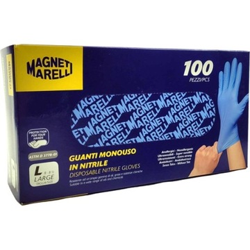 MAGNETI MATELLI RĘKAWICE RĘKAWICZKI WARSZTATOWE NIEBIESKIE L 100 Szt.