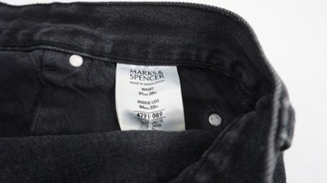 MARKS&SPENCER spodnie jeansy prosta nogawka r 36/33 k3