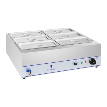 Водонагреватель с краном 6 x GN 1/3 2000Вт 230В Royal Catering
