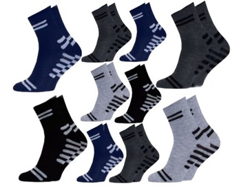 10 x SKARPETY SKARPETKI MĘSKIE BAWEŁNIANE _43-46