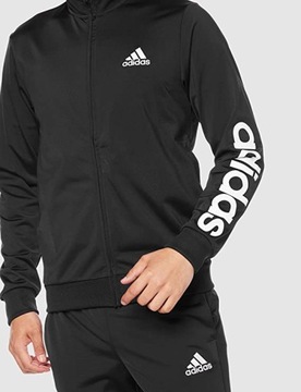 DRES MĘSKI ADIDAS KOMPLET DRESY SPORTOWE CZARNY ROZM.L