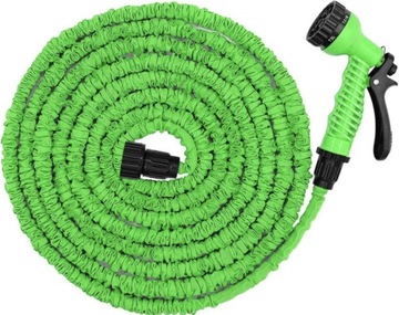 WĄŻ OGRODOWY ROZCIĄGLIWY 10M-30M + PISTOLET SZLAUF