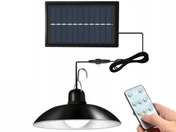 WISZĄCA LAMPA SOLARNA ZEWNĘTRZNA PILOT ŻYRANDOL