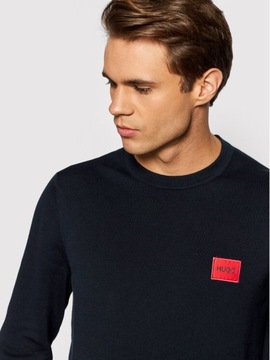 Sweter klasyczny z logo Hugo L