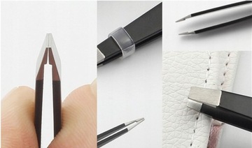 4 шт./компл. пинцетов для ресниц из нержавеющей стали