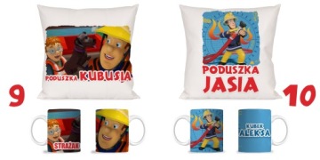 НАБОР КРУЖКА + ПОДУШКИ ПОЖАРНЫЙ СЭМ ПОДАРОК ​​№6