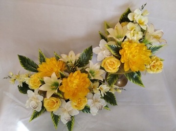 Могильные цветы БУКЕТНЫЙ НАБОР ИСКУССТВЕННАЯ КОМПОЗИЦИЯ!