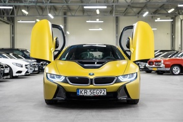 BMW i8 Coupe Elektryczny + R3 1499 362KM 2017 BMW i8 Protonic. 2 wł. Bezwypadek. Salon Polska., zdjęcie 4