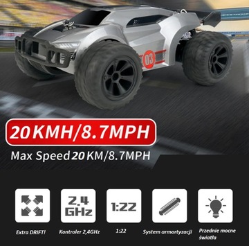 ВНЕДОРОЖНЫЙ АВТОМОБИЛЬ С ДИСТАНЦИОННЫМ УПРАВЛЕНИЕМ 2,4 ГГЦ!